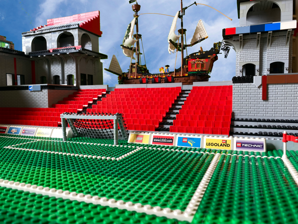 MonoTown FC stadium before kickoff