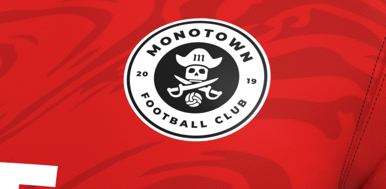 MonoTown FC 2021/22 home shirt